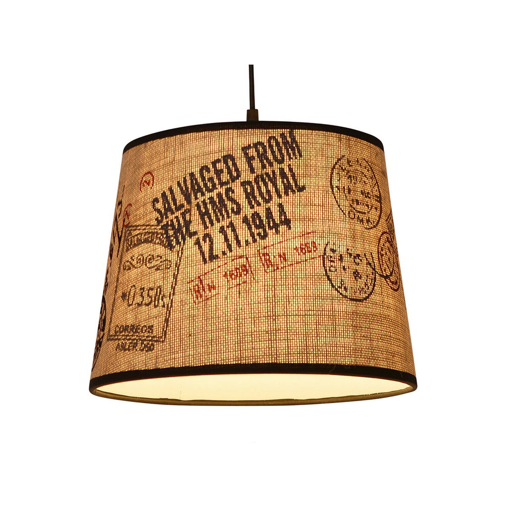 Näve Hanglamp Print - Textiel 25cm