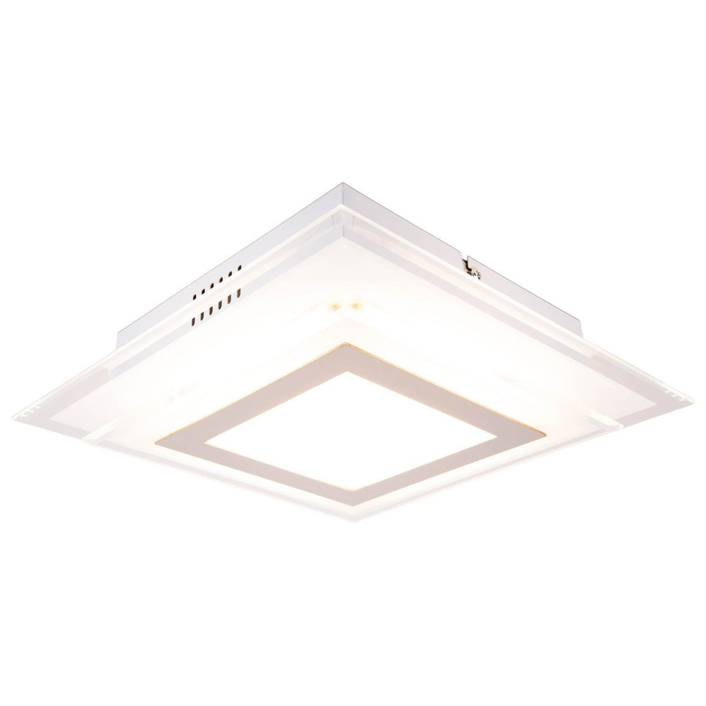 LED Plafondlamp Lucca 28cm - Näve Zilver