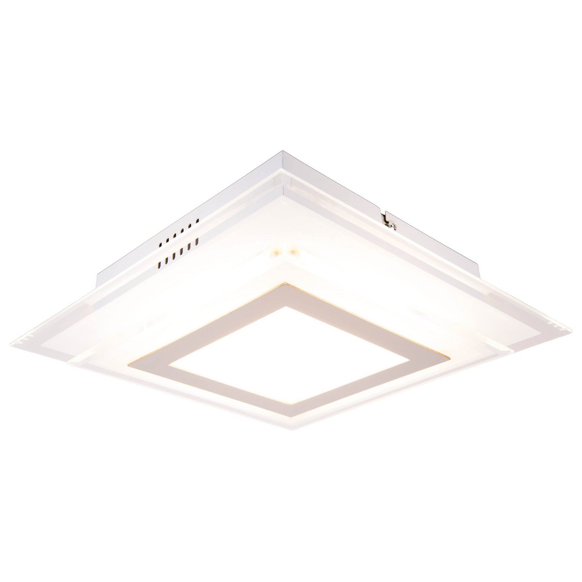 LED Plafondlamp Lucca 28cm - Näve Zilver