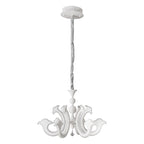 Led Crown "Ludwig" wit Ø 66 cm, met stevig geïnstalleerde LED's, metaal in wit