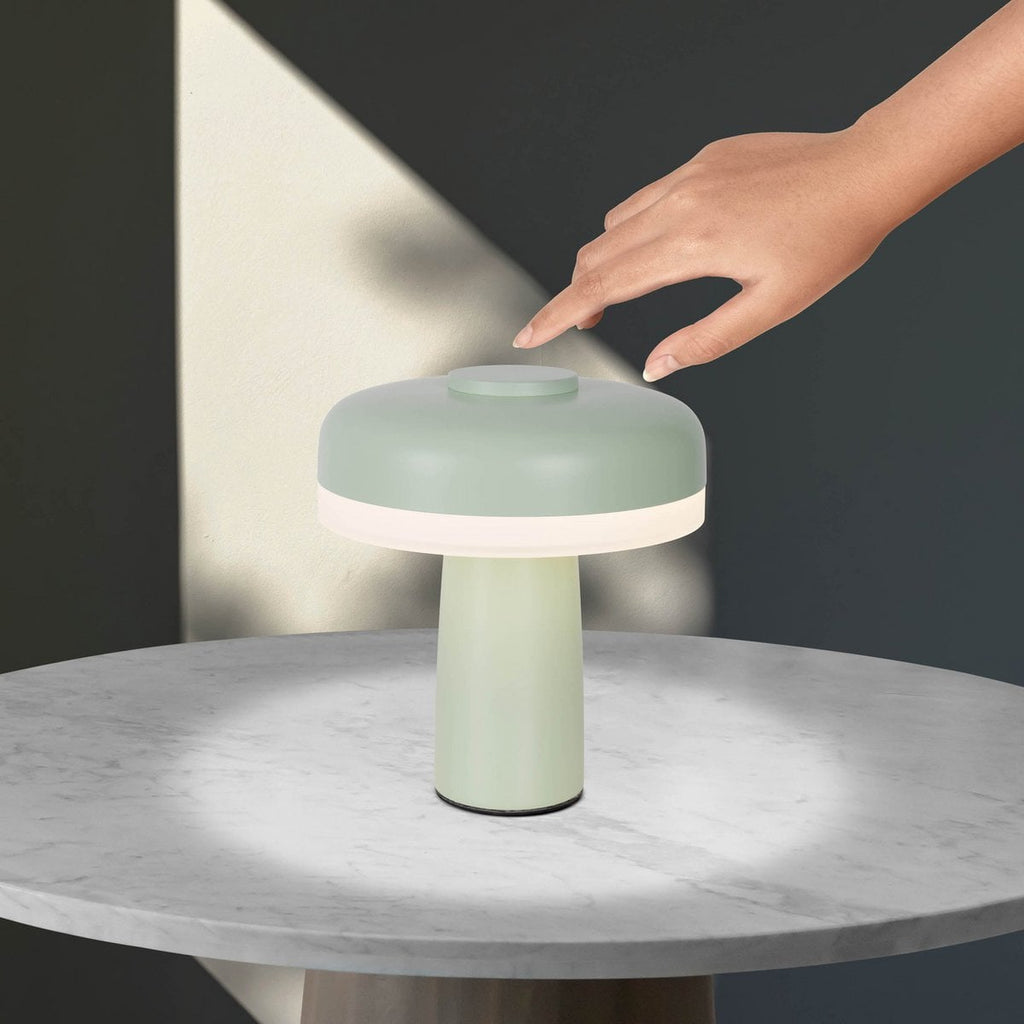 Pilu Draadloos Tafellicht Mint 16,5cm LED Dimbaar