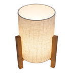 Matilda Tafellamp - Hout Wit 32cm E27