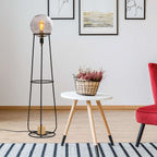 Näve Stelo Vloerlamp - Zwart 128,5cm