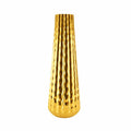 Briljante gouden vaas 15,5x15,5x55,5cm
