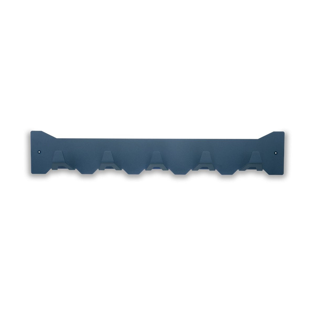 Gorillz Triangle Five wandkapstok - industrieel ontwerp, 5 haken, blauw