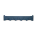 Gorillz Triangle Five wandkapstok - industrieel ontwerp, 5 haken, blauw