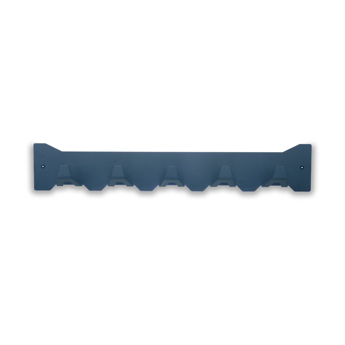 Gorillz Triangle Five wandkapstok - industrieel ontwerp, 5 haken, blauw