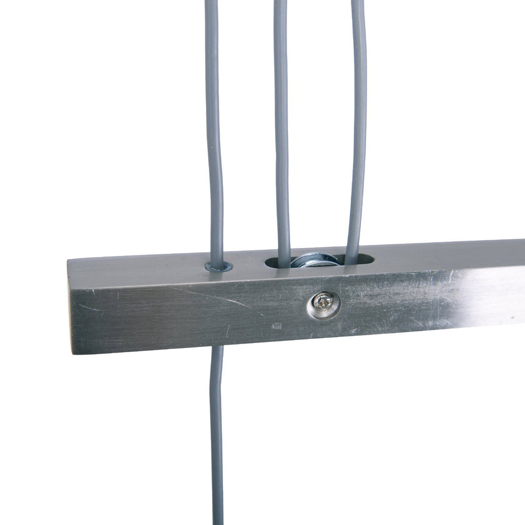 Tilde Hanglamp 4-lichts Grijs-Wit - NEVE Leuchten