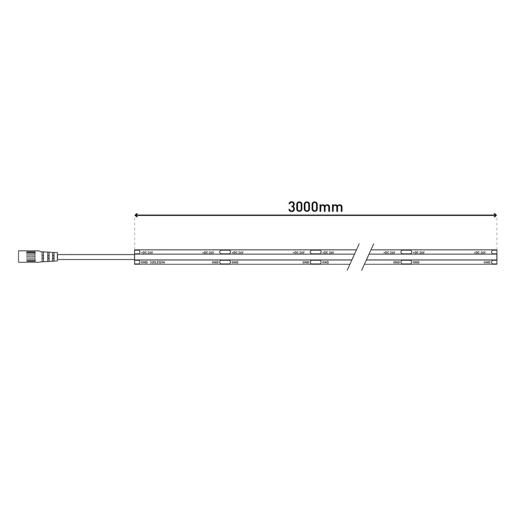 Näve LED-Strip 3m CCT Wit