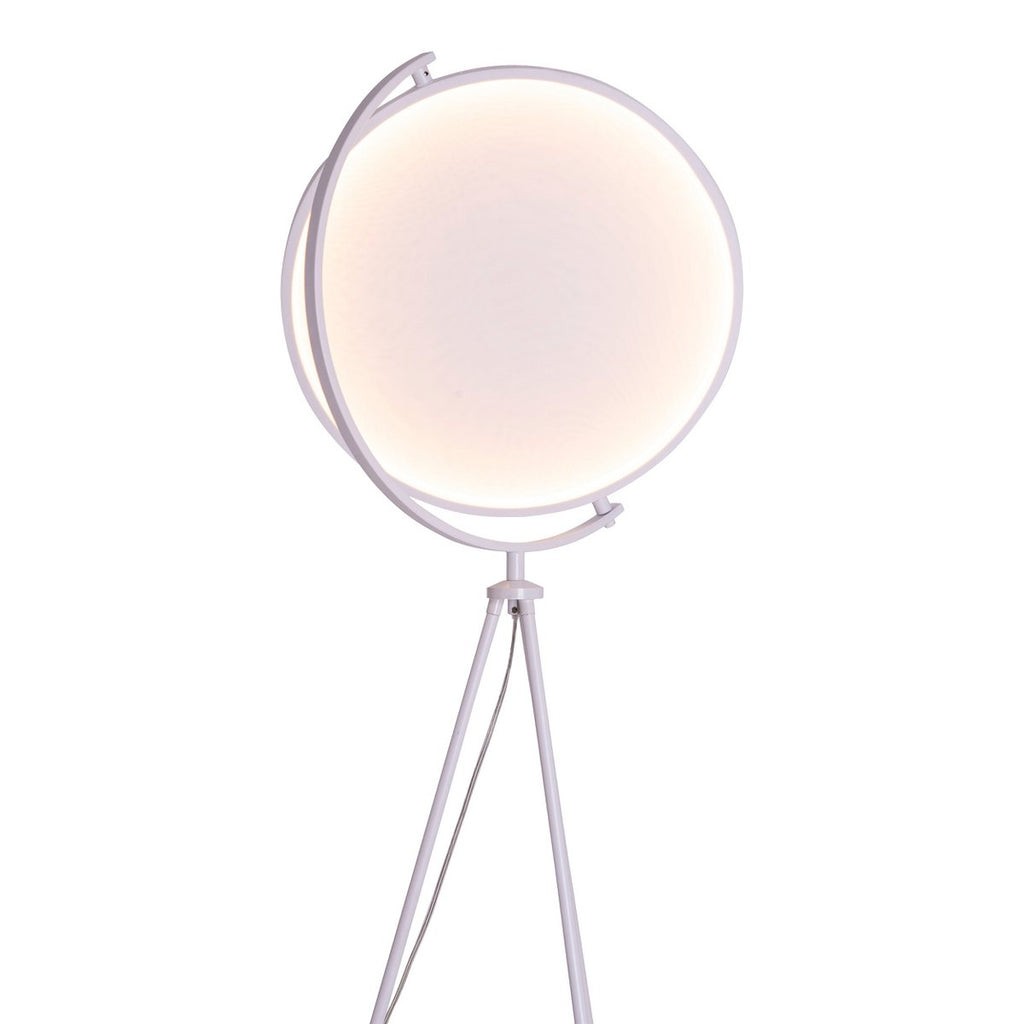 Näve Munega Vloerlamp - Wit 156cm Textiel