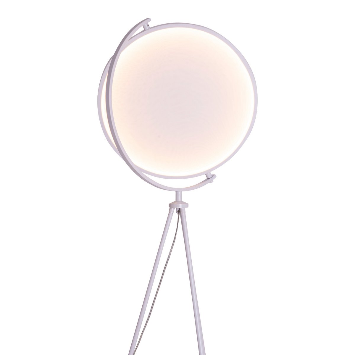 Näve Munega Vloerlamp - Wit 156cm Textiel