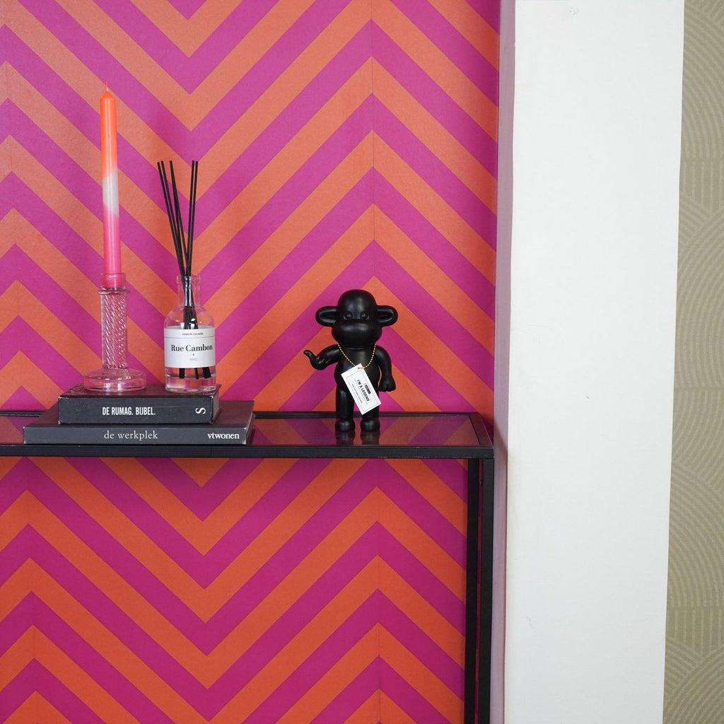 Legende Aapbeeldje Zwart - Polyresin 'Hang Losse' 11x7x19cm