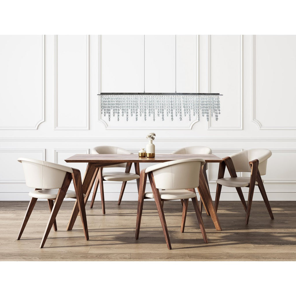 LED Hanglamp Diamanten Näve - Kristalglas Chroom