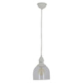 Näve Mumbai Hanglamp - Wit Glas Metaal