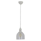 Näve Mumbai Hanglamp - Wit Glas Metaal