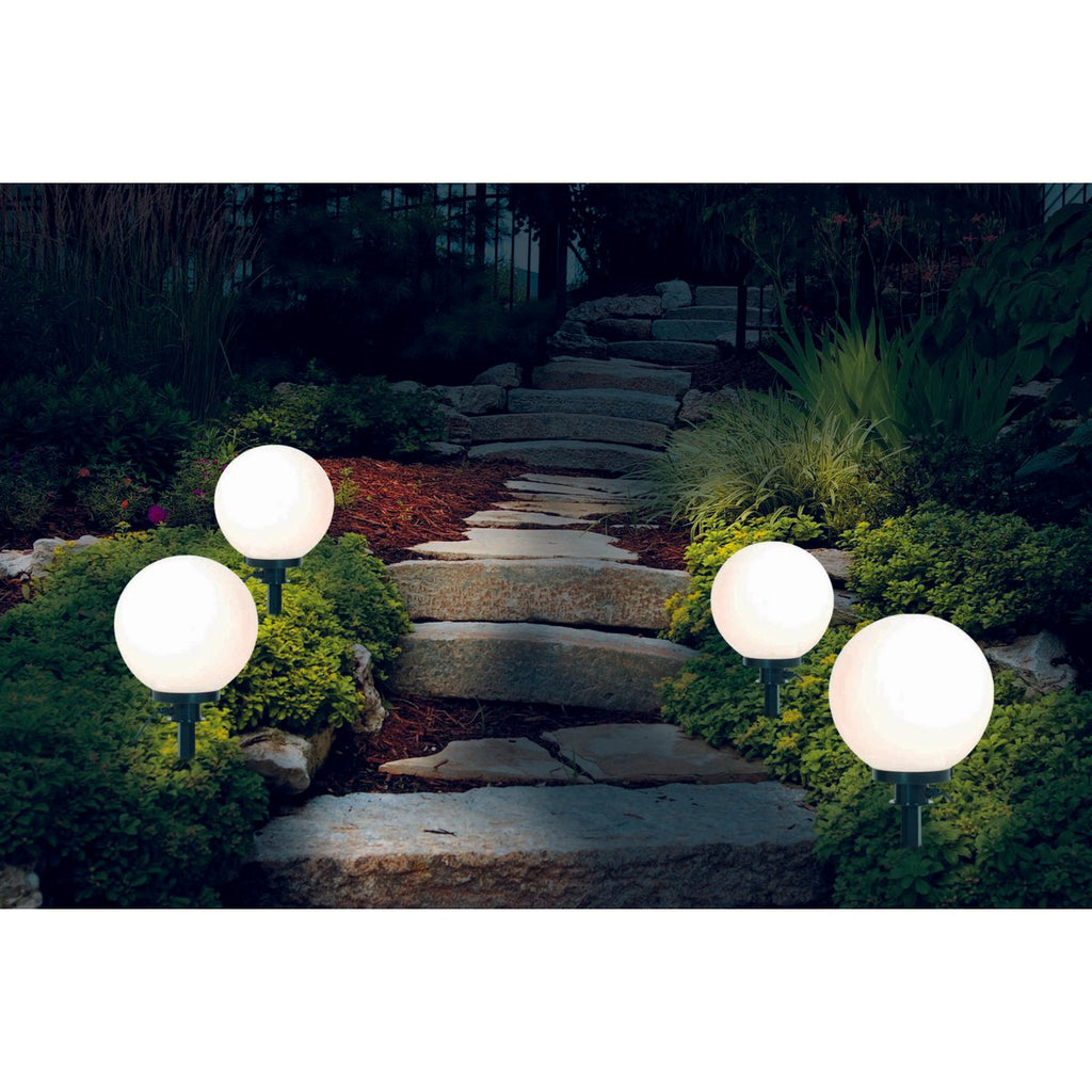 Näve Ball Buitenlamp 30cm Wit E27