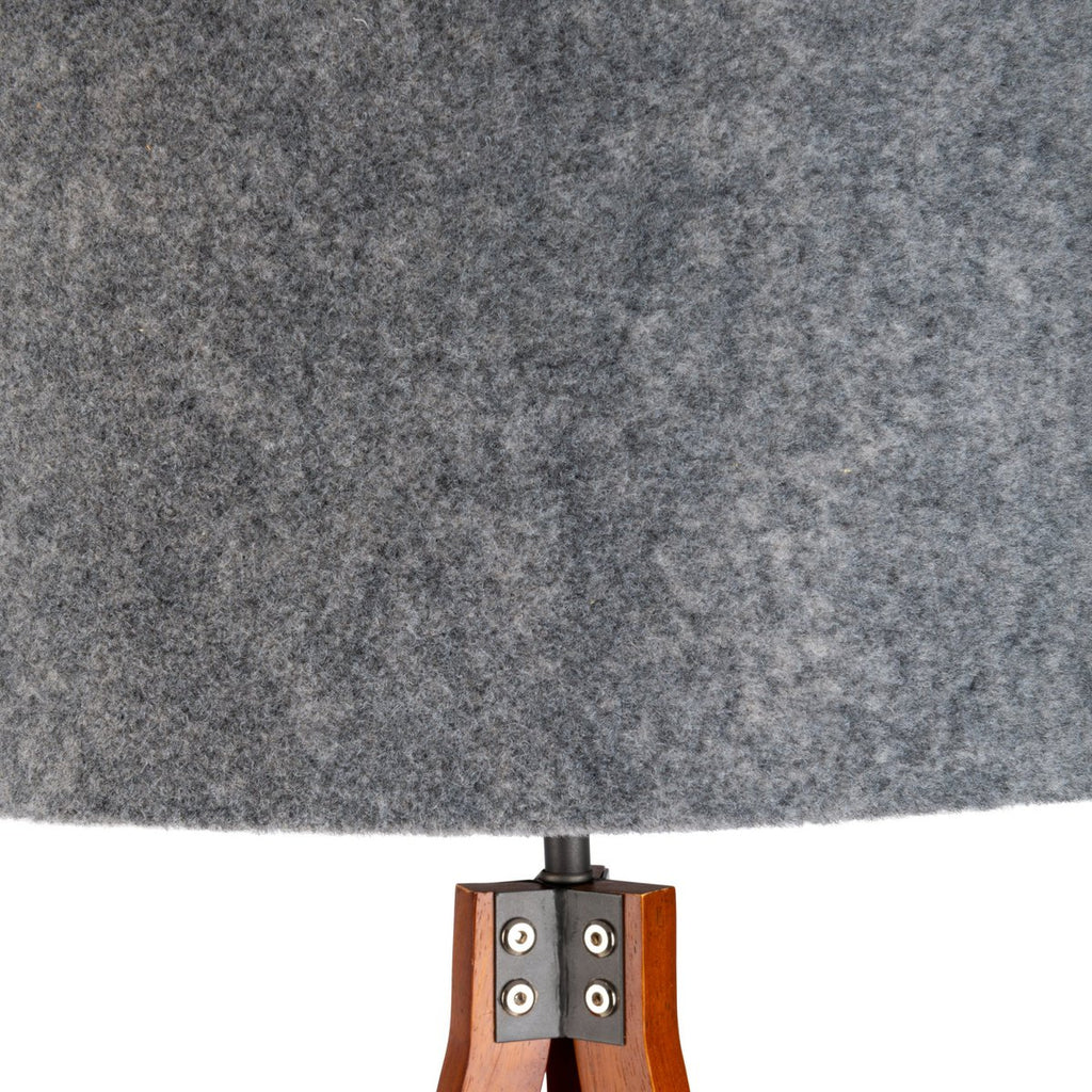 Filco Staande Lamp - Hout 147cm Grijs Bruin