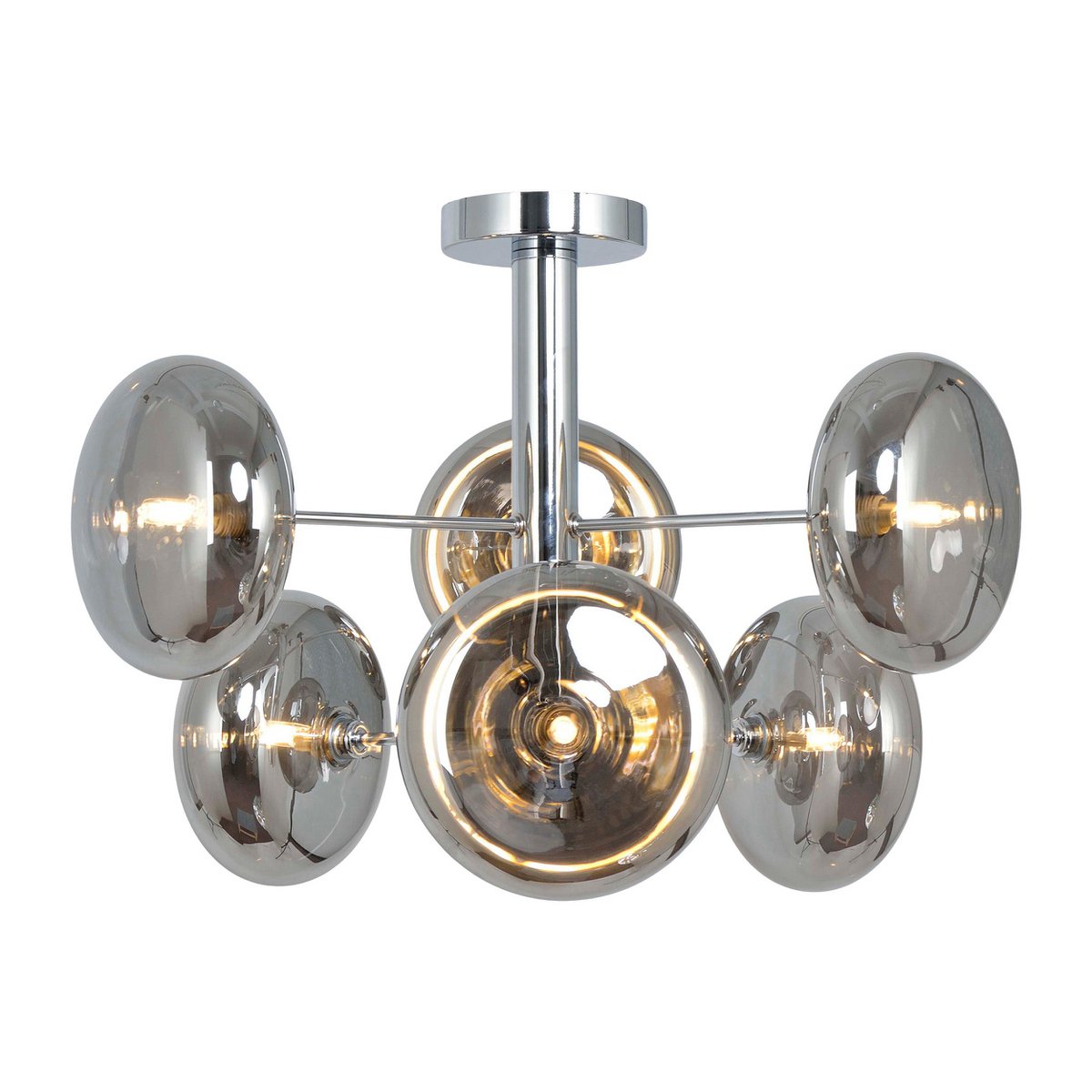 Plafondlamp "Orion" Smoky, Ø Caug.