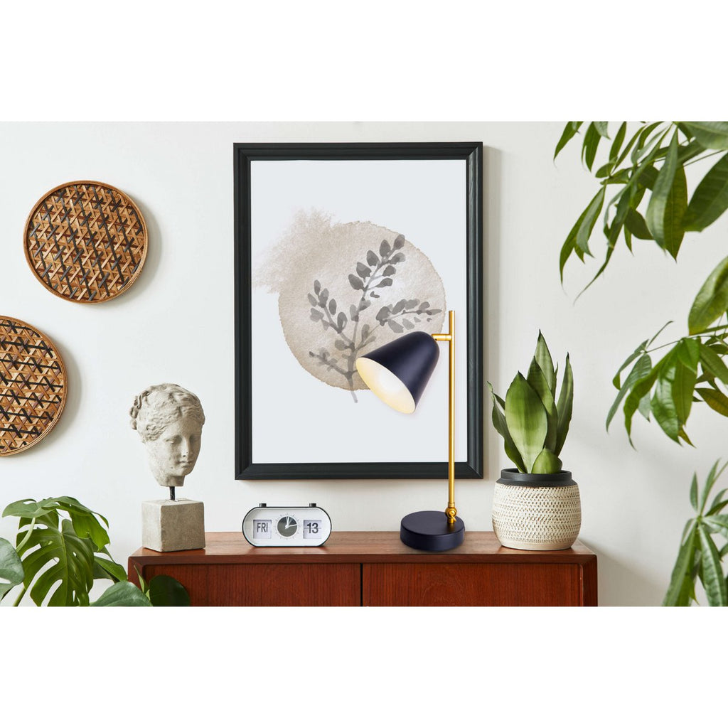 Näve Triton Tafellamp - Zwart 42,5cm E14