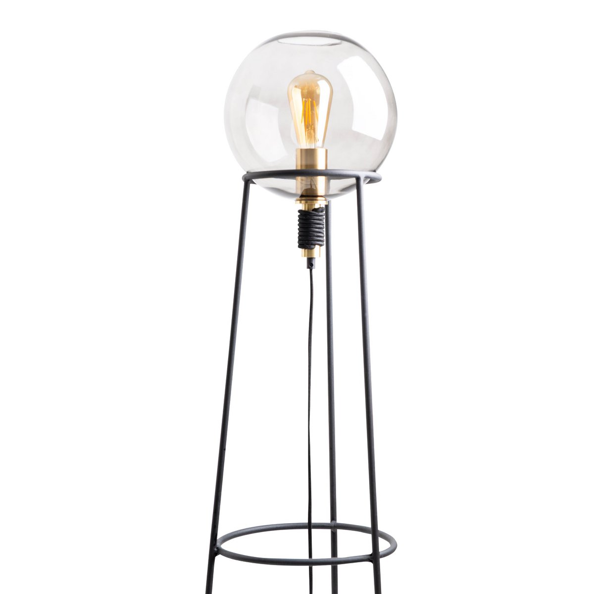 Näve Stelo Vloerlamp - Zwart 128,5cm