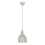 Näve Mumbai Hanglamp - Wit Glas Metaal