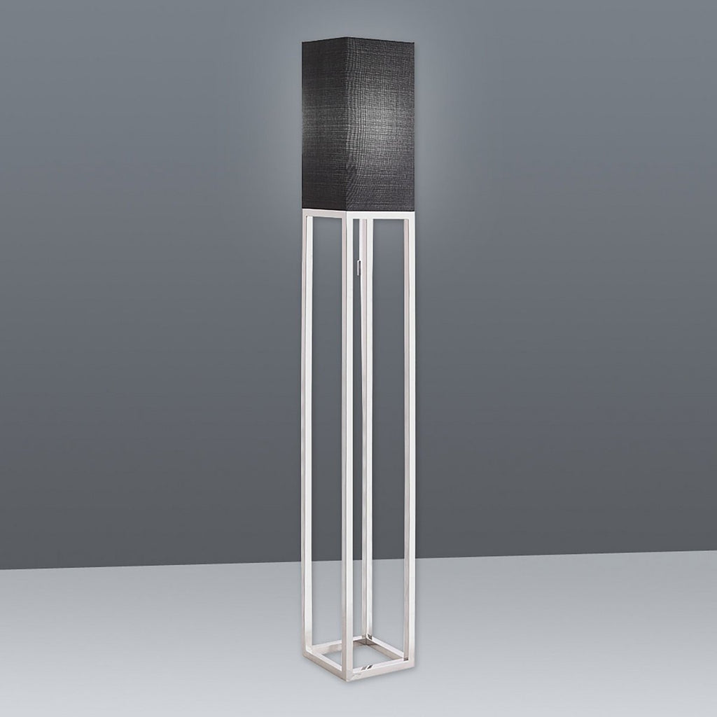 Näve Alfa Vloerlamp 150cm Chroom/Grijs