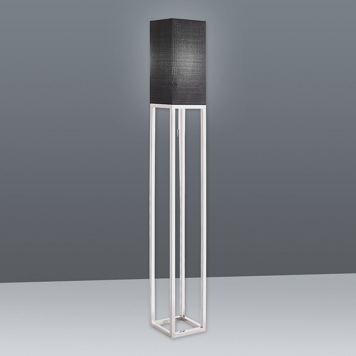 Näve Alfa Vloerlamp 150cm Chroom/Grijs