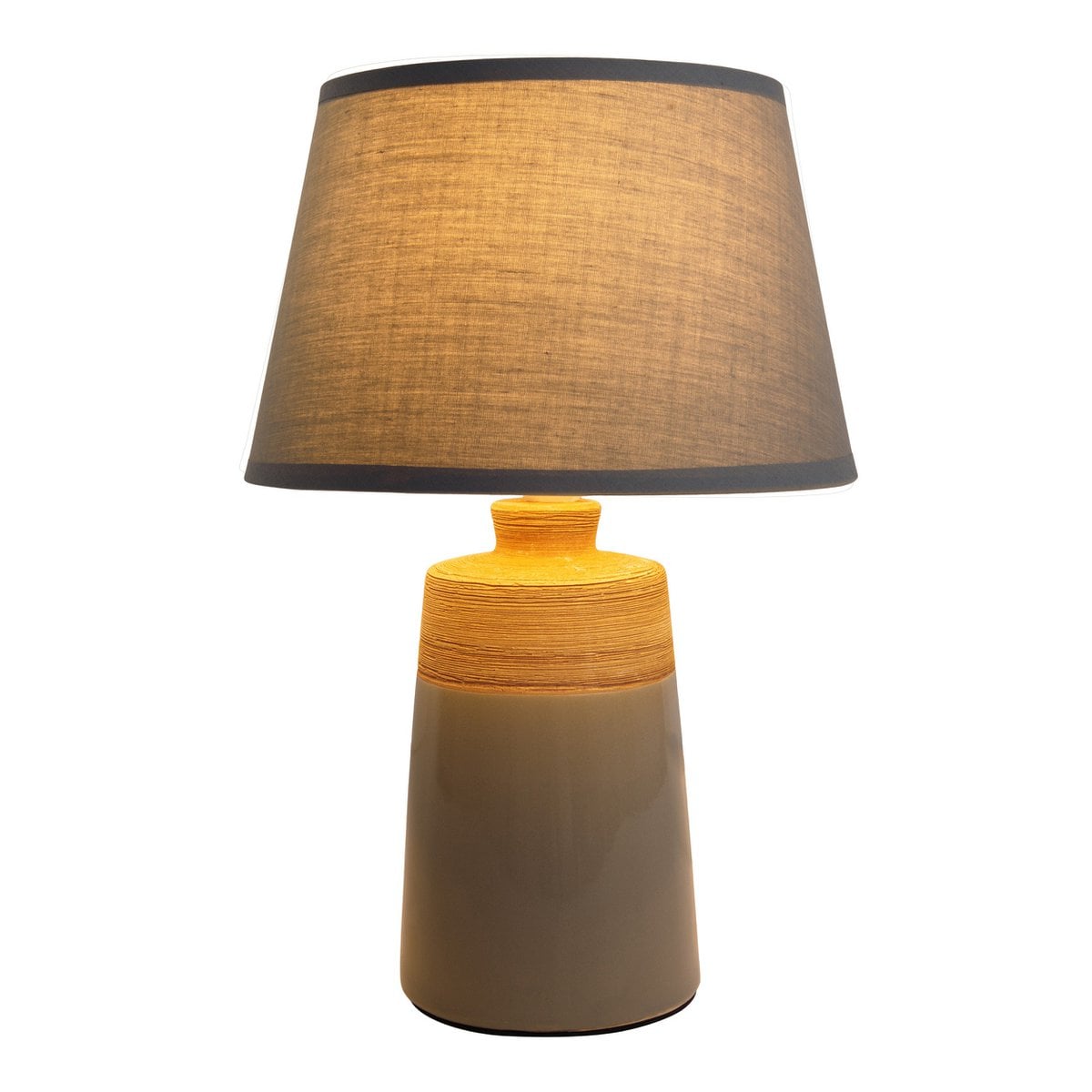 Näve Talia Keramische Tafellamp - Beige 31cm
