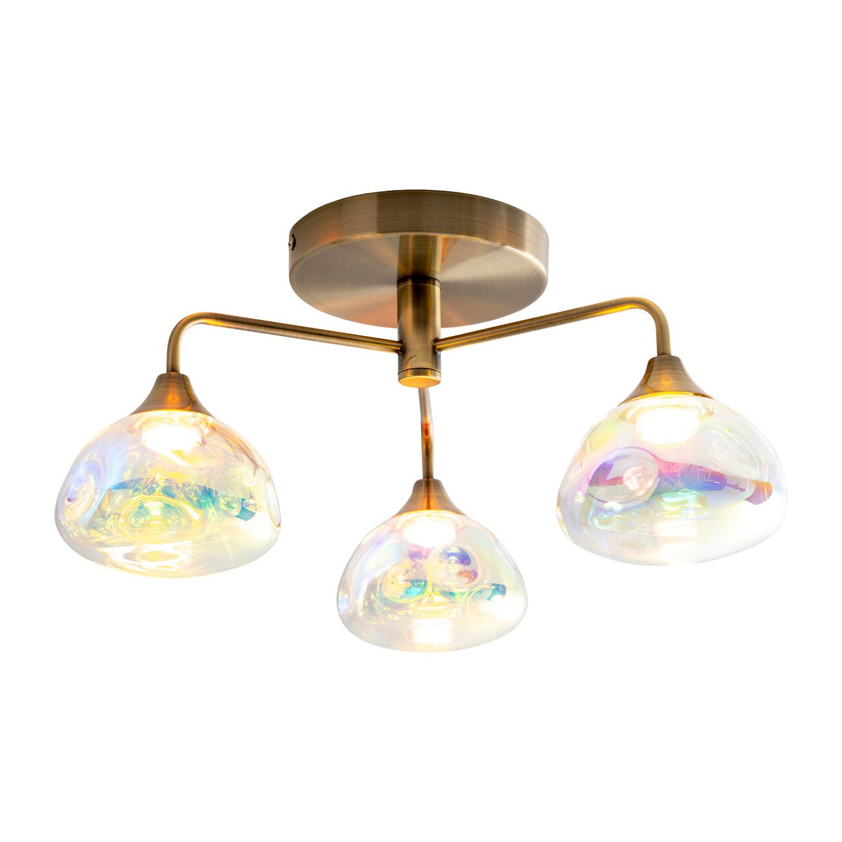 Näve Varna LED-plafondlamp 3-vlammig 42cm