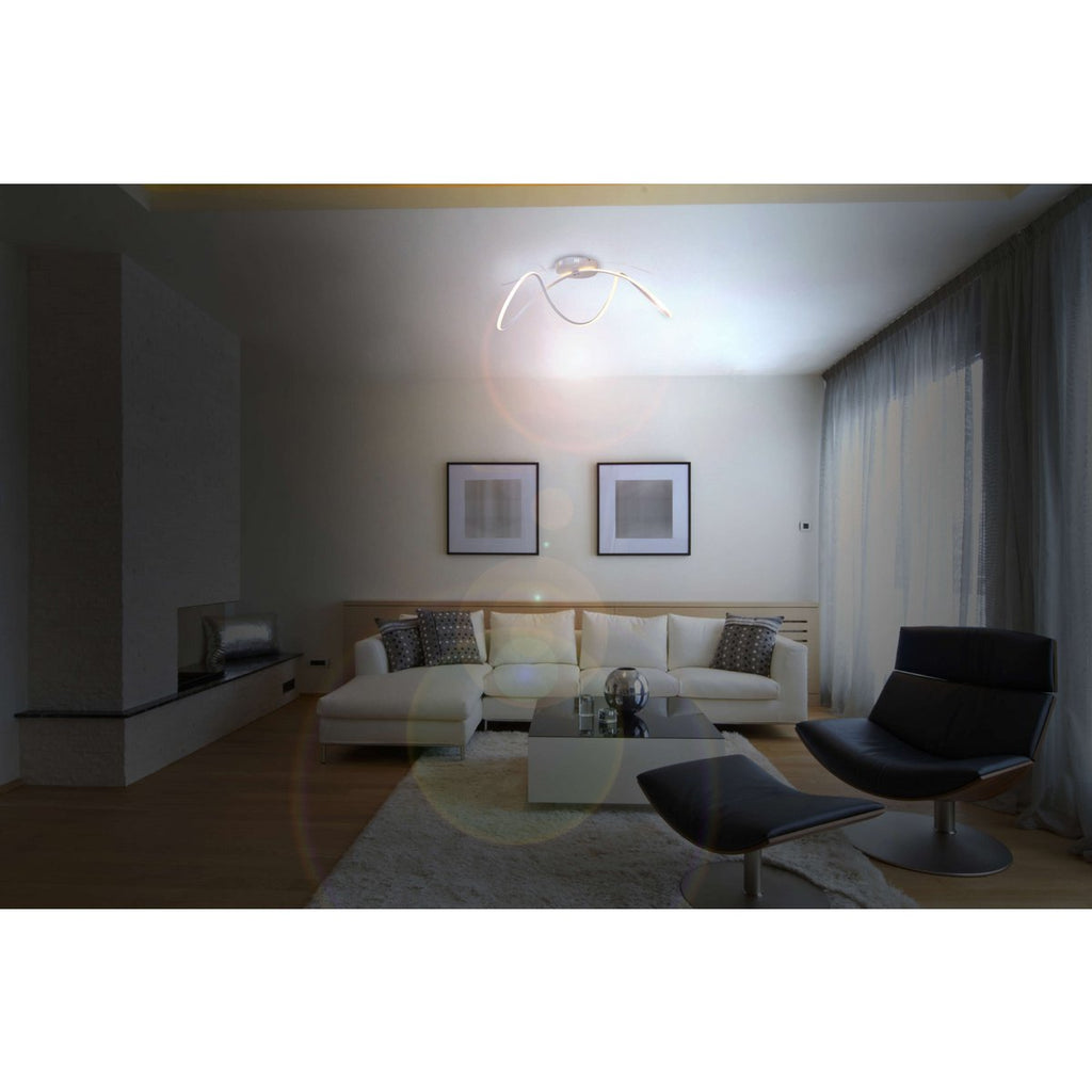 Näve Odrive LED Plafondlamp 67cm Wit