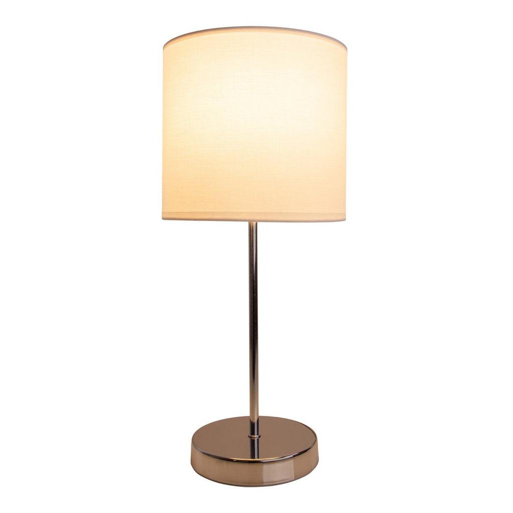 Tafellamp New York Wit 38,5cm - Minimalistisch Design