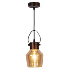 Glazen hanglamp Alex - Beige 128cm