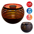 Näve Decoratief Solar Tafellicht - Zwart 16cm