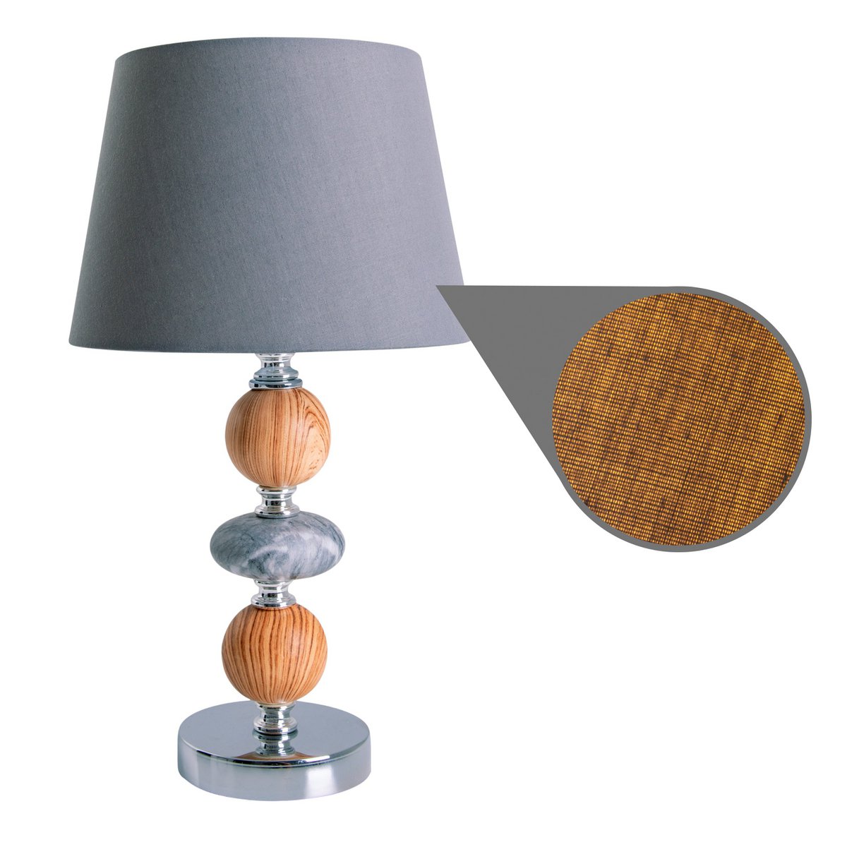 Näve Araga Tafellamp Keramiek 36cm Grijs