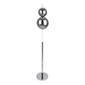 LED -vloerlamp "Nova" vloerlamp met DIMMM -functie gemaakt van chroom -gekleurd metaal, plastic en rookglas, met stevig geïnstalleerde LED's, ca. 150 cm hoog