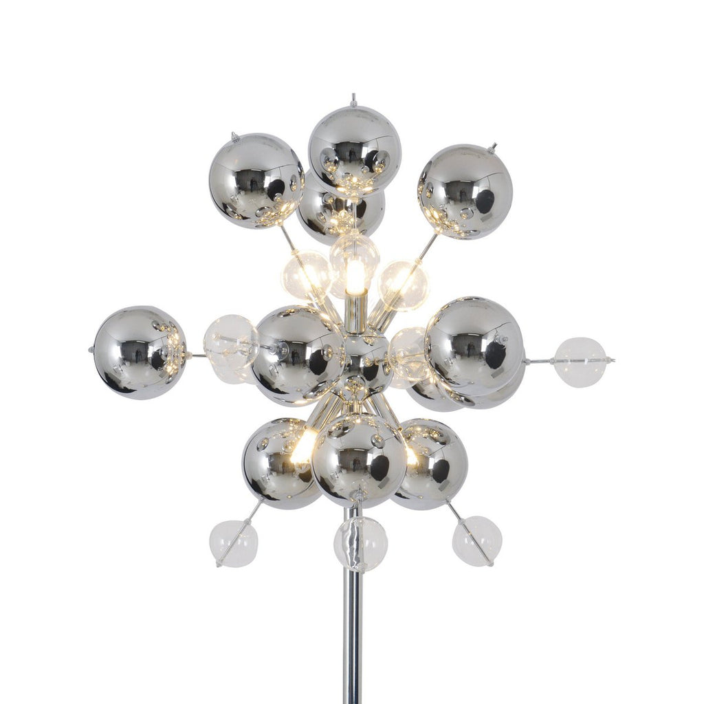 Näve Explosie Staande Lamp Chrome 169cm