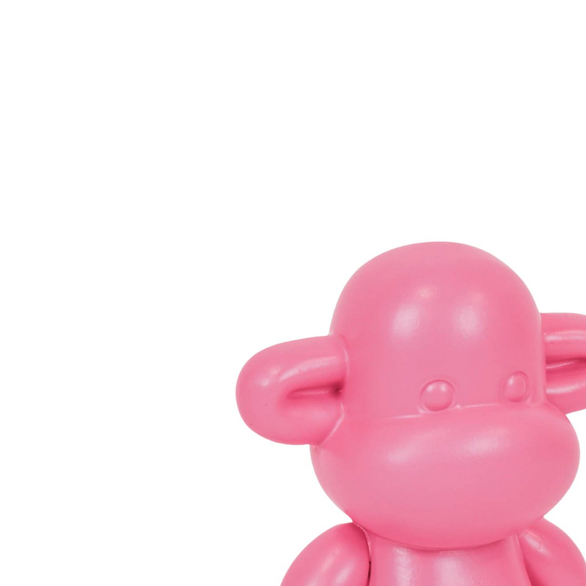 Legende-aap Ornament - polyresin - roze - 20,5x13,5x35cm