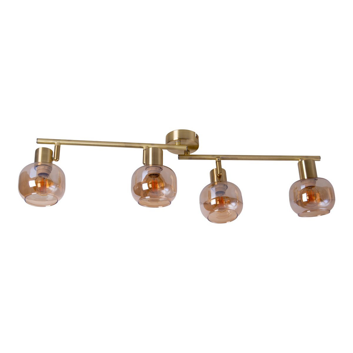 Näve Libby Plafondlamp 4-Lichts - Messing 80cm E14
