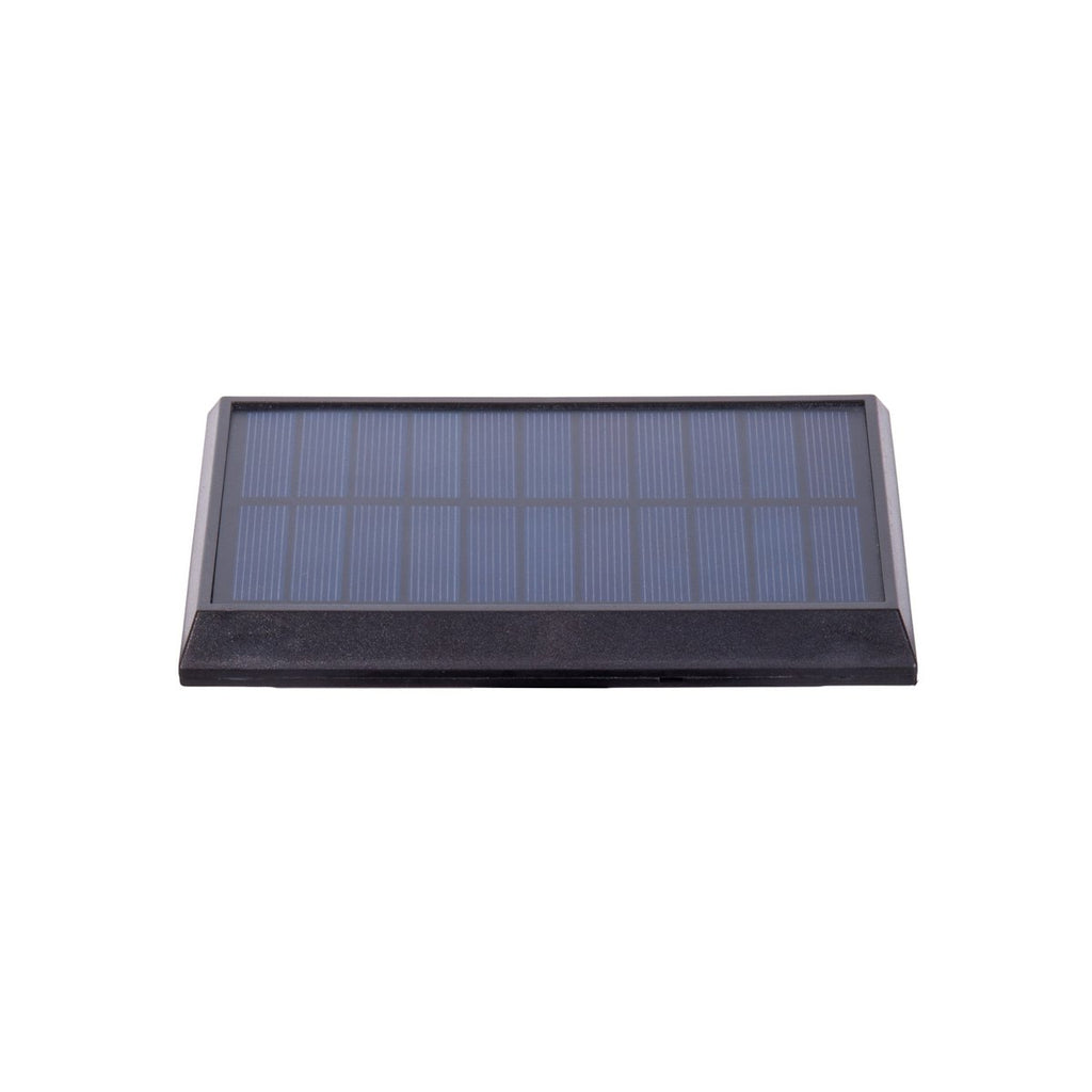 LED Solar Wandlamp Pacita - Zwart Bewegingsmelder