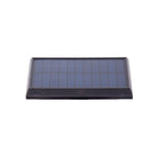 LED Solar Wandlamp Pacita - Zwart Bewegingsmelder