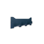 Gorillz Triangle Three Wandkapstok - Blauw - Industrieel Design