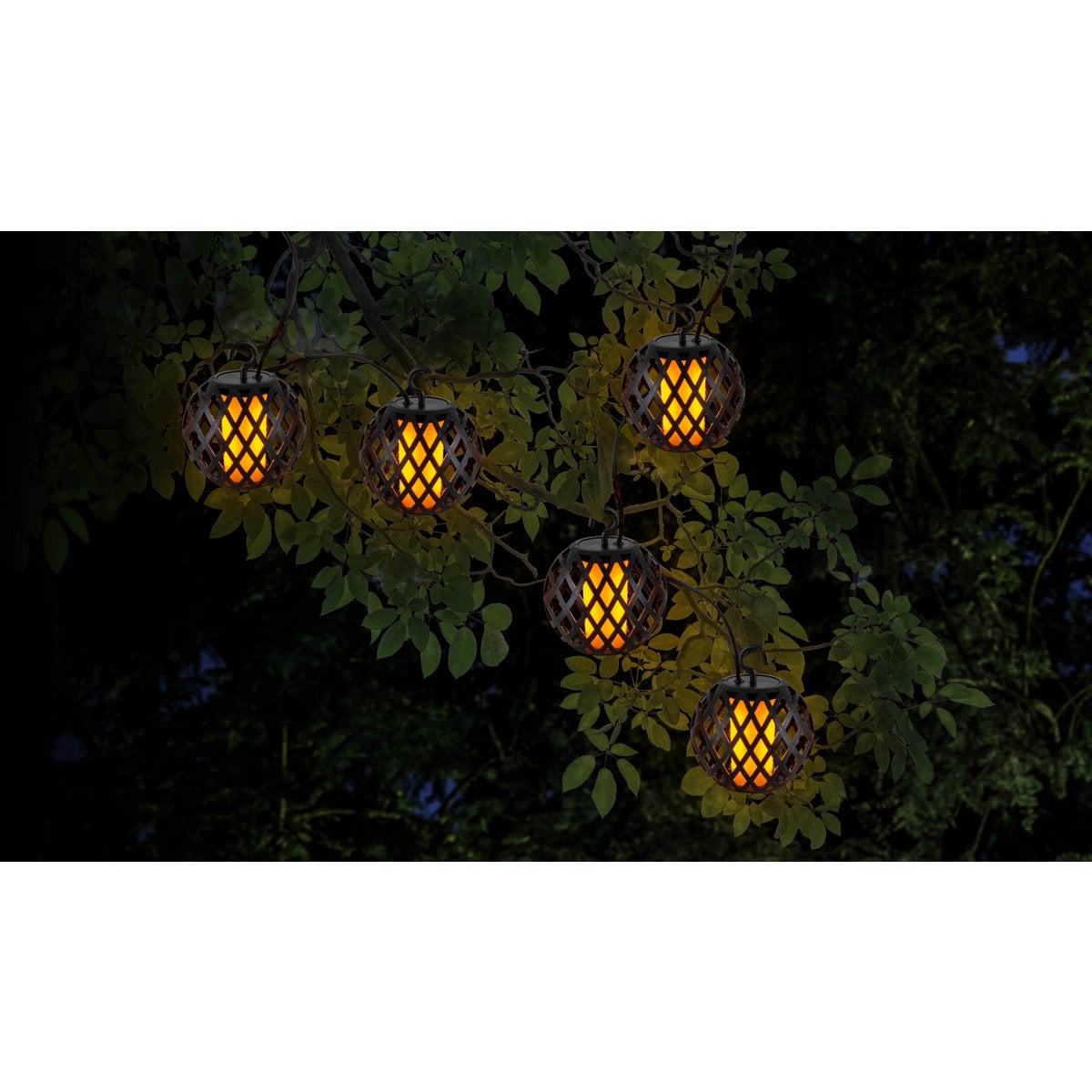 Näve Zonnekettinglamp Fogo - 485cm