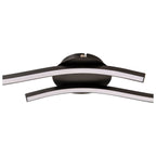 Näve Onda LED-Plafondlamp 65cm Zwart 3000K