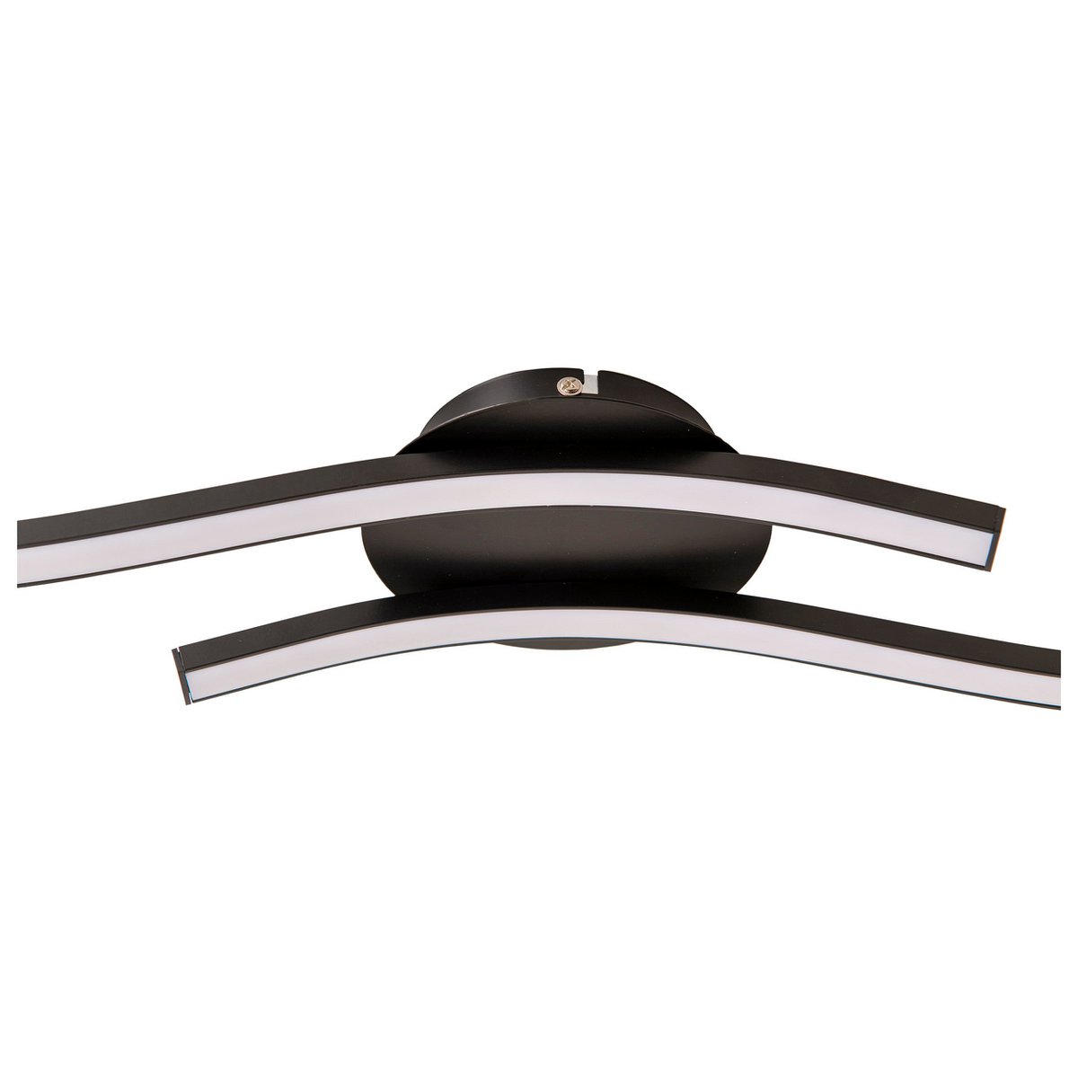 Näve Onda LED-Plafondlamp 65cm Zwart 3000K