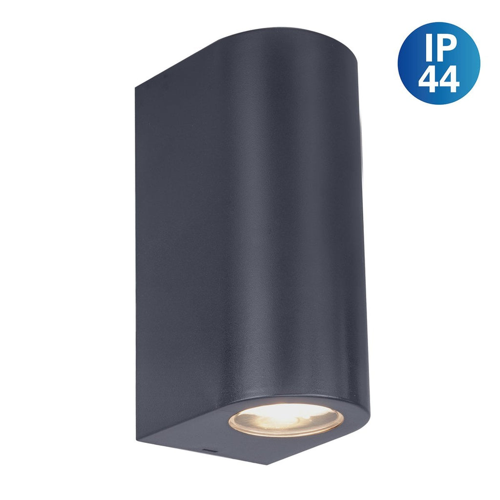 Näve Alecto Buiten Wandlamp - Zwart 15,5cm