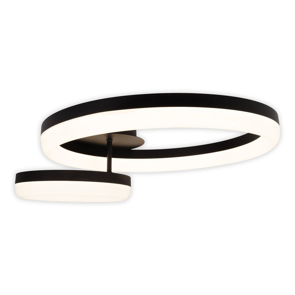 Näve Circulo LED Plafondlicht - Zwart 53cm