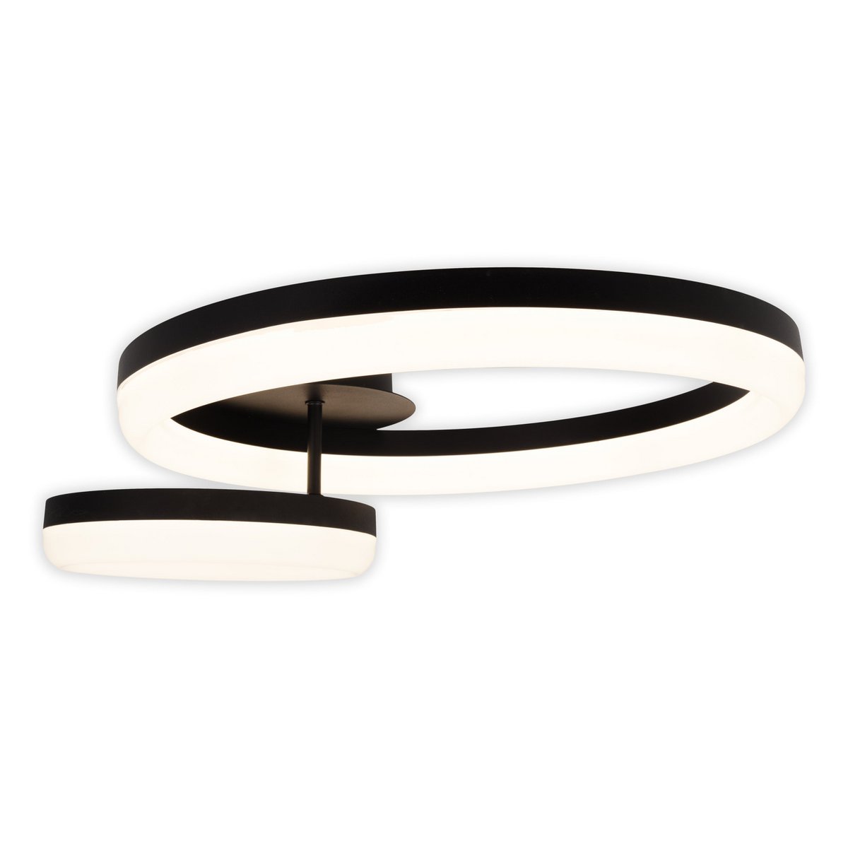 Näve Circulo LED Plafondlicht - Zwart 53cm