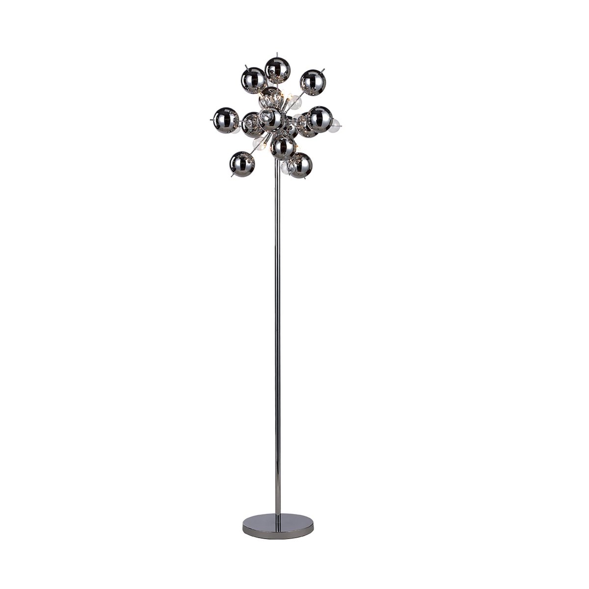 Näve Explosie Staande Lamp Chrome 169cm
