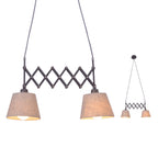 Näve Adrianne Schaar Hanglamp 35-57cm Bruin