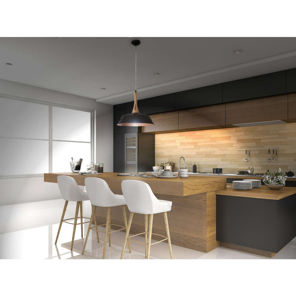 Näve Culum Hanglamp Ø36cm Zwart Koper